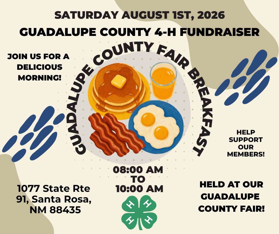 Flyer for breakfast fundraiser