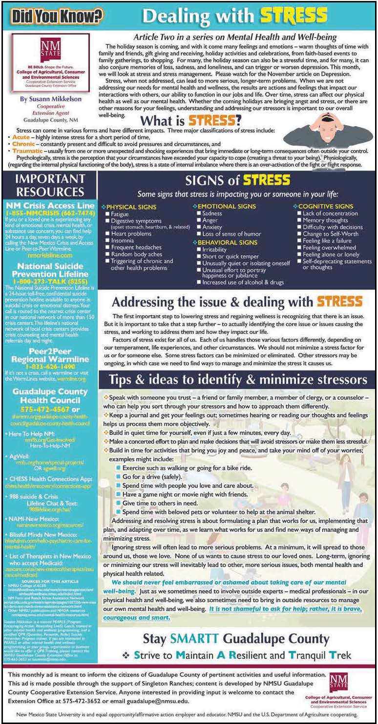 Stress infographic