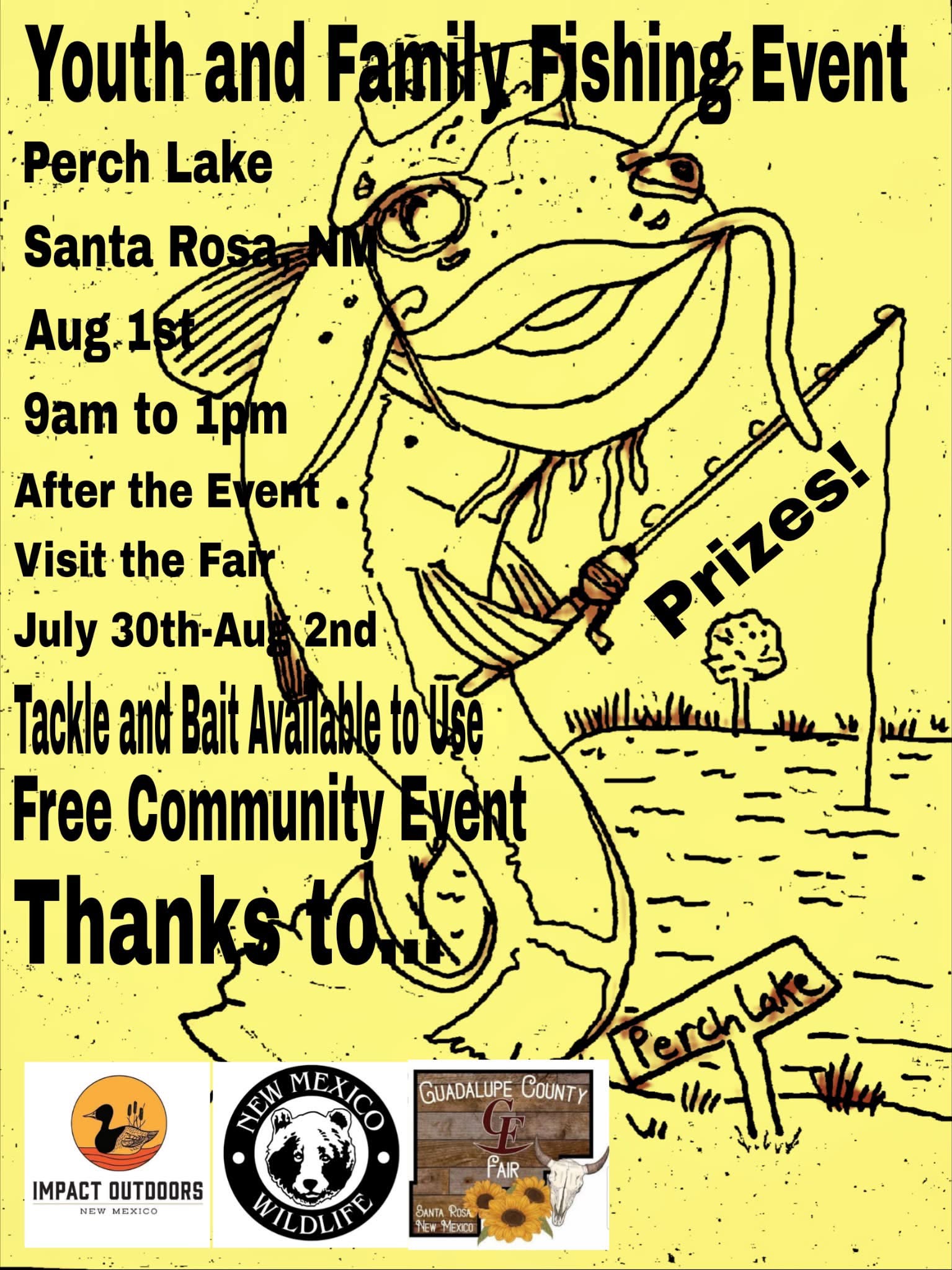 Guadalupe County Fair Youth and Family fishing event 2026